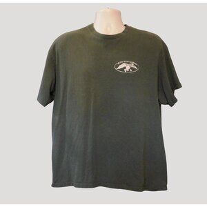 Duck Commander Mens T-Shirt X-Large Green Crewneck Short Sleeve Tee Cotton